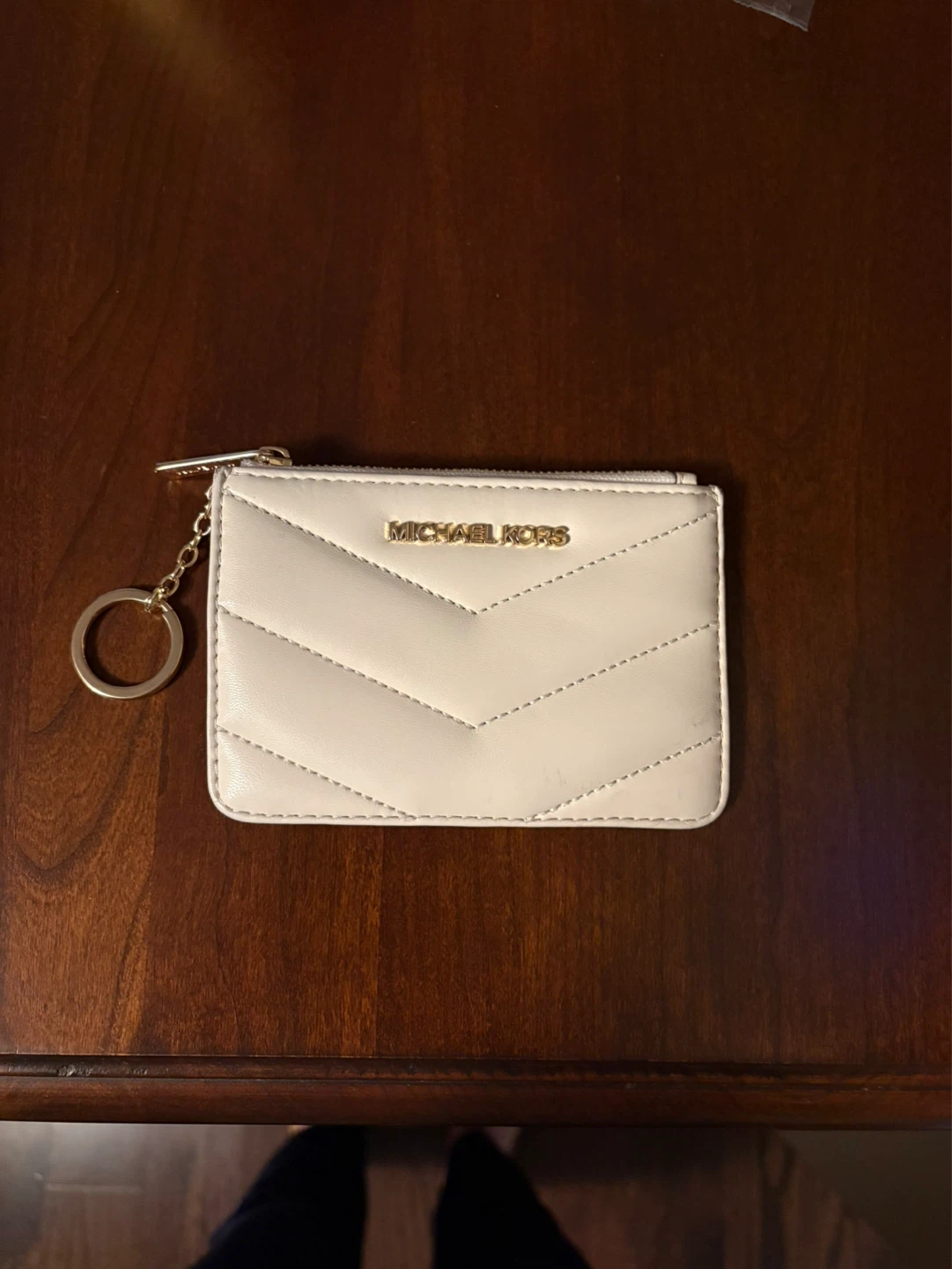 Michael Kors Jet Set Travel Card Holder Pouch - Beige