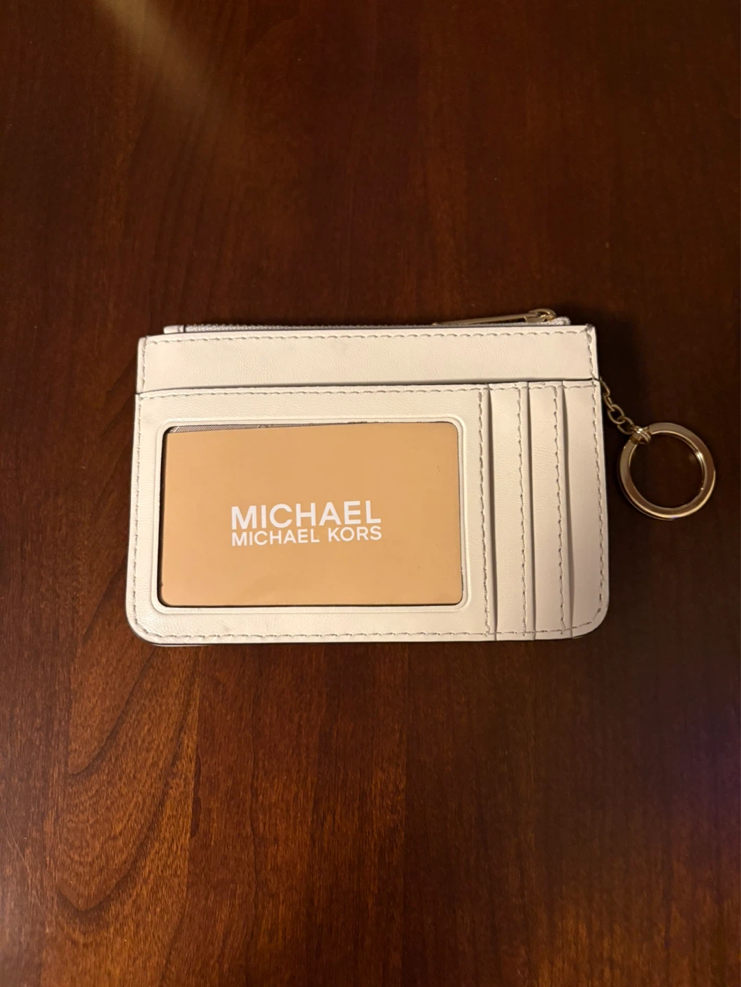 Michael Kors Jet Set Travel Card Holder Pouch - Beige - photo 2