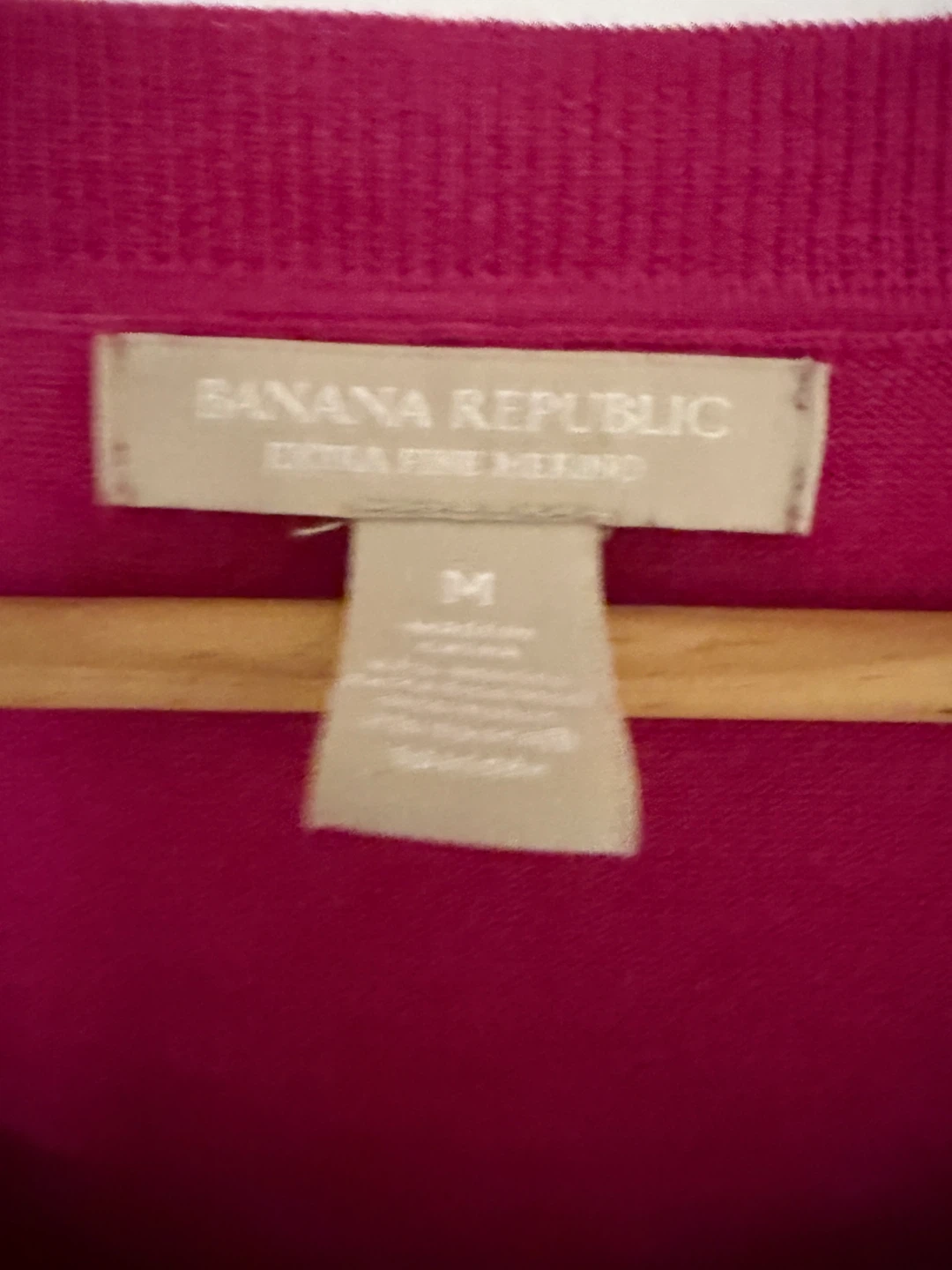 Banana Republic Pink Merino Wool Cardigan - Size M - photo 2