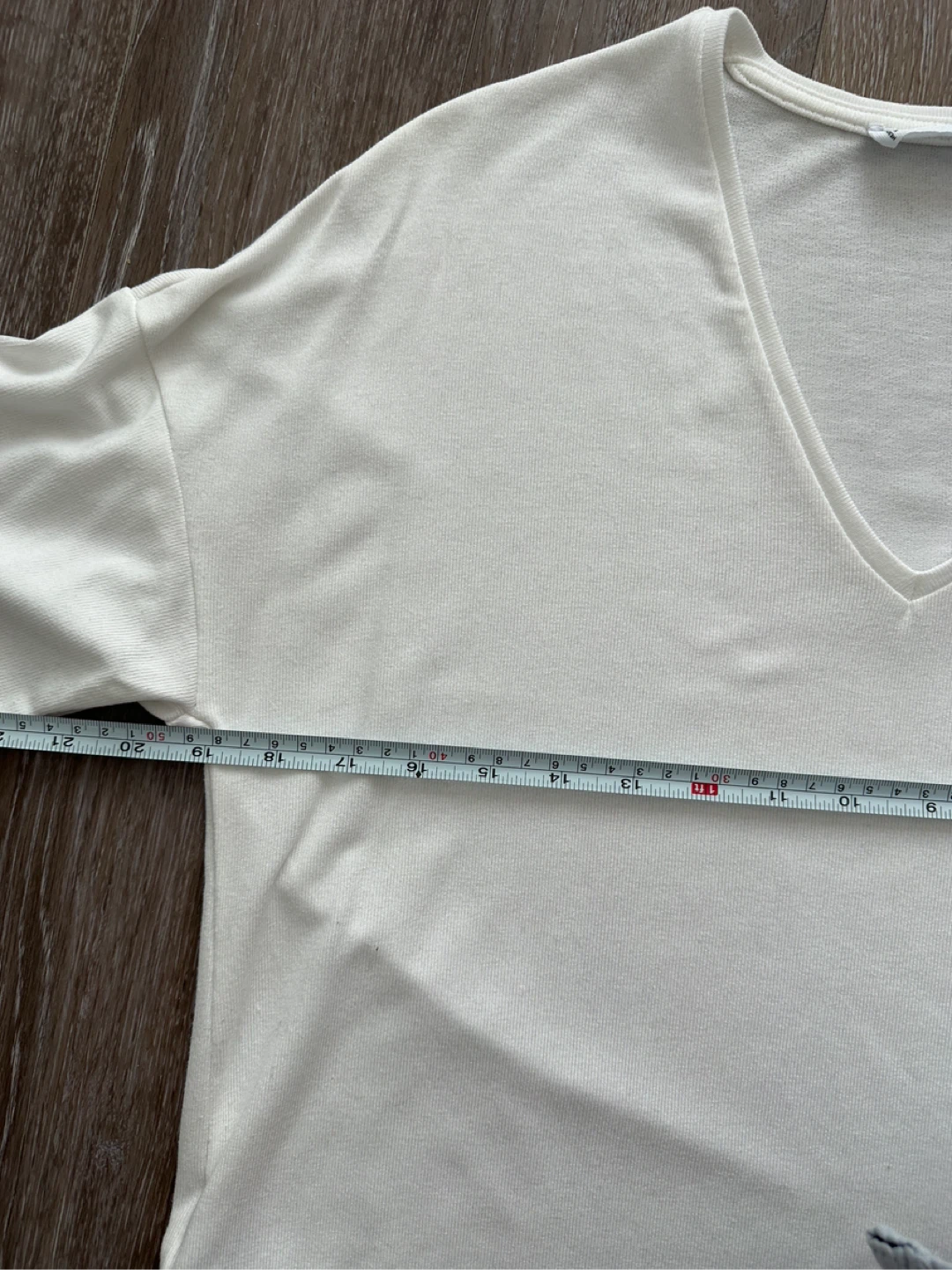 MNG White V-Neck Long Sleeve Top - photo 4