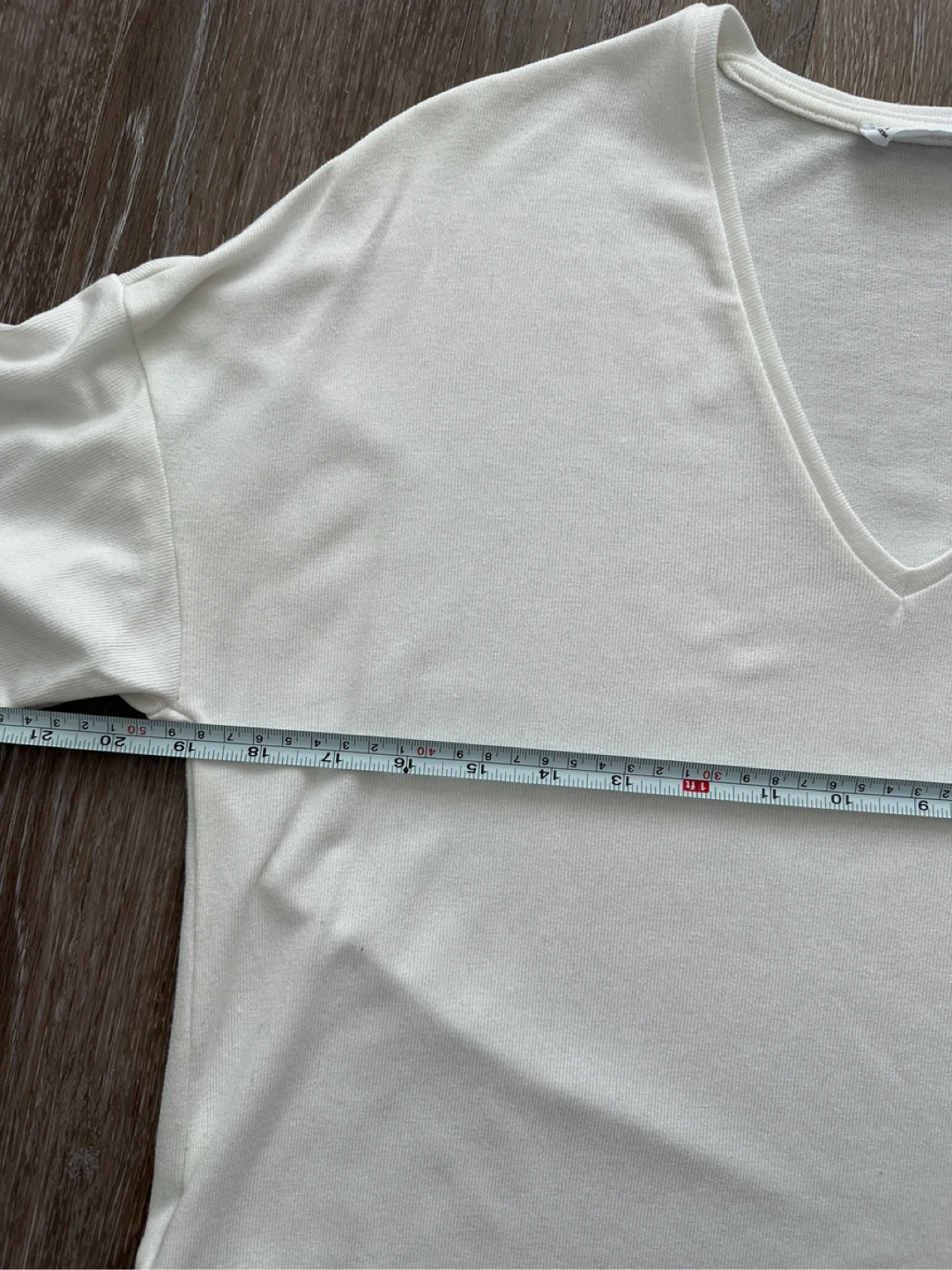 MNG White V-Neck Long Sleeve Top - photo 5
