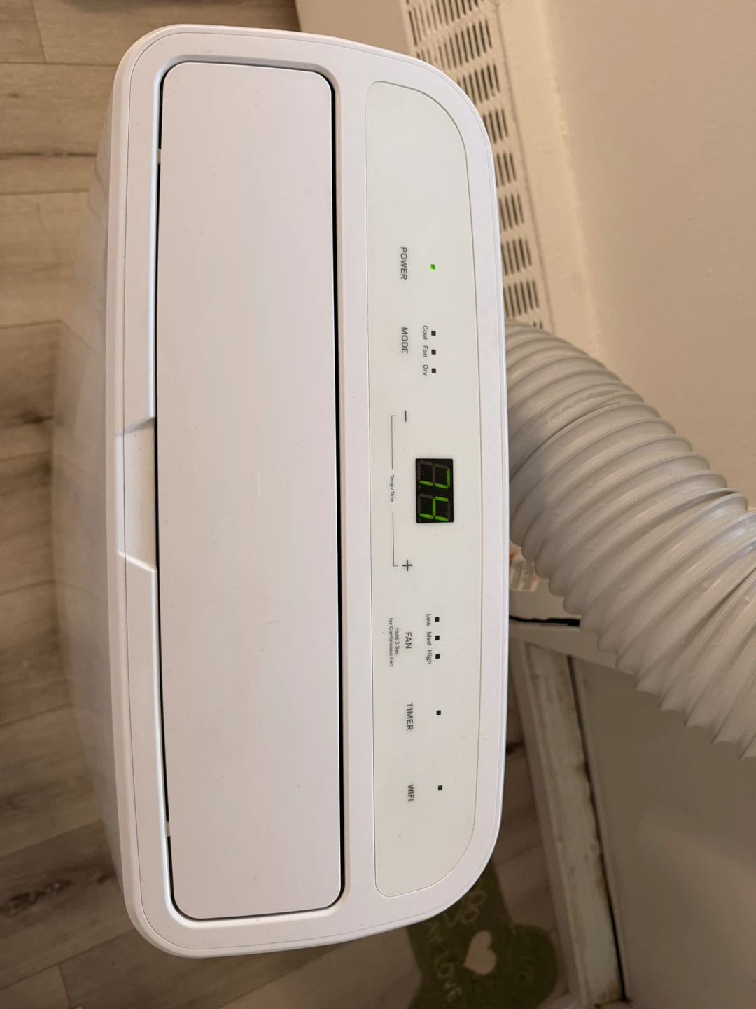 GE Portable Air Conditioner Model APWA14YBMW - photo 2