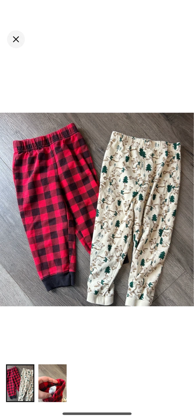 Kids Pajama Pants - 2 Pairs