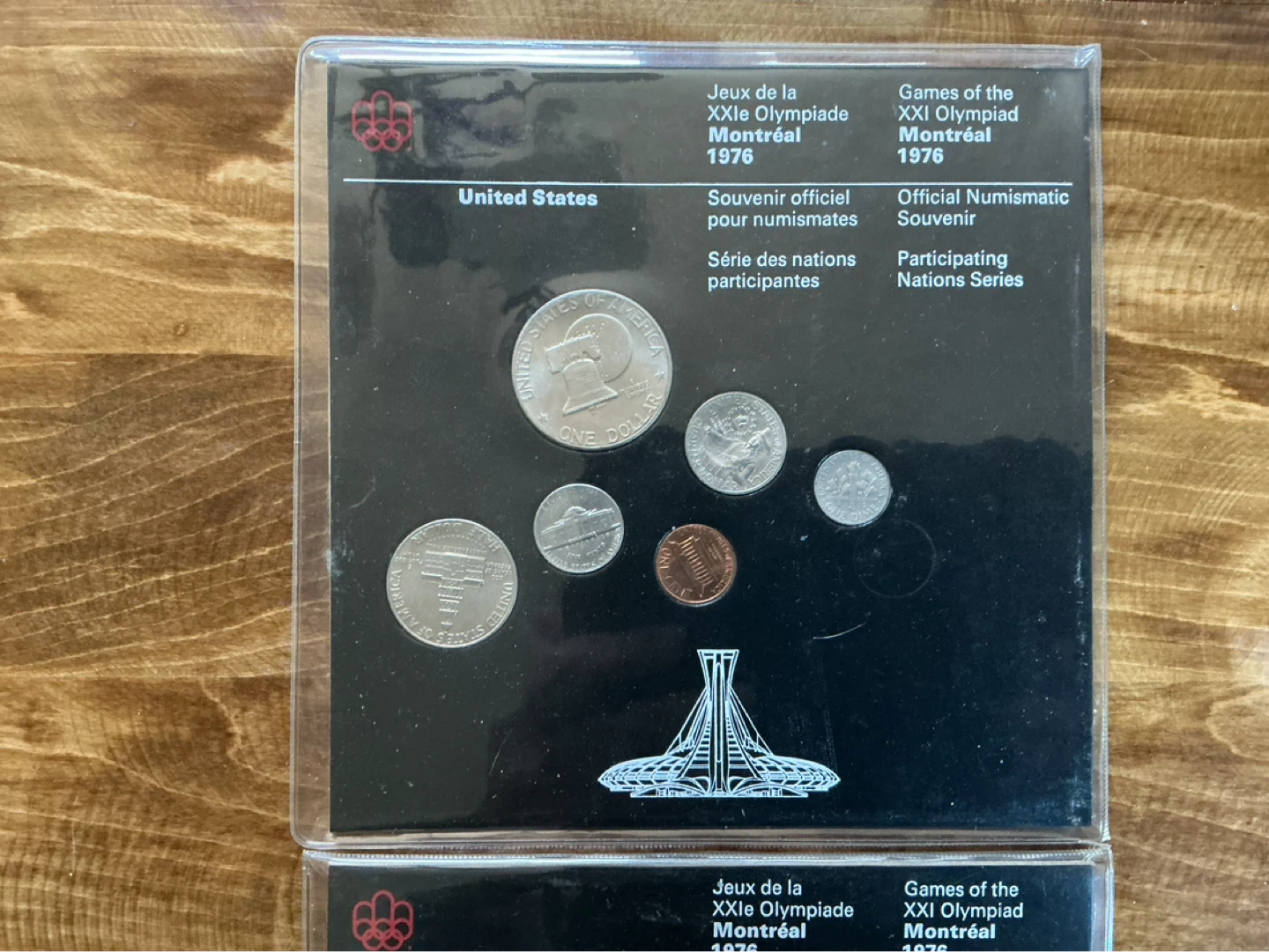 1976 Montreal Olympics Official Coin Sets - Canada & USA - photo 3
