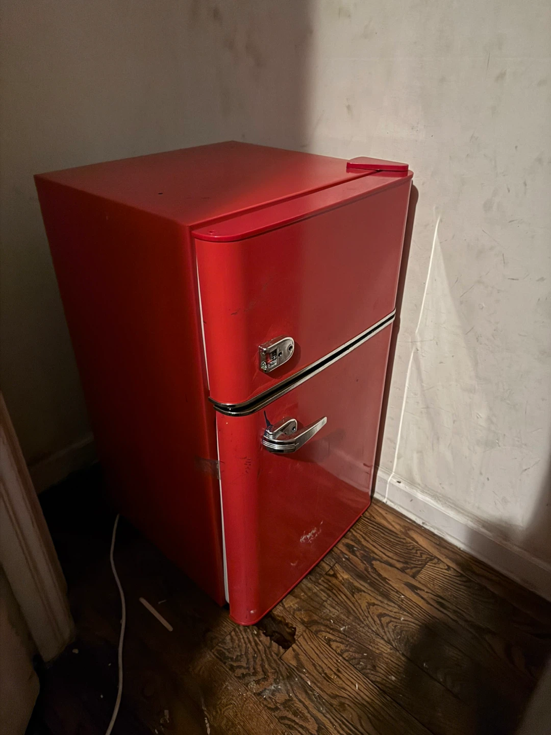 Red Retro Mini Fridge
