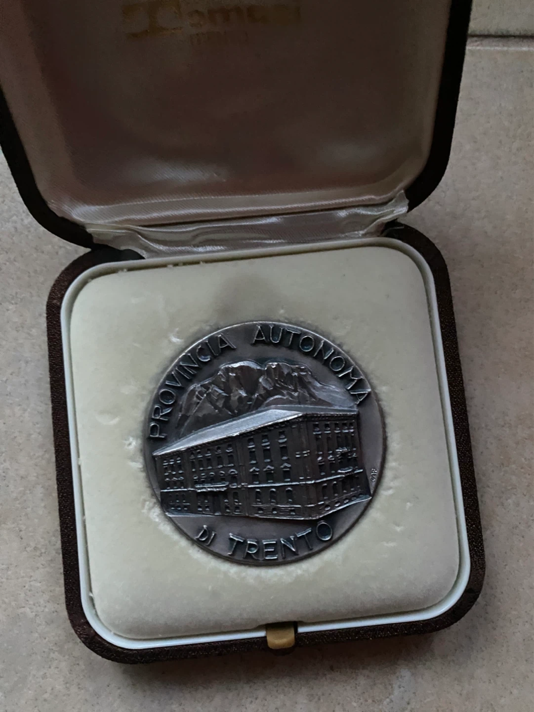 Medal of the Autonomous Province of Trento with Box - photo 2