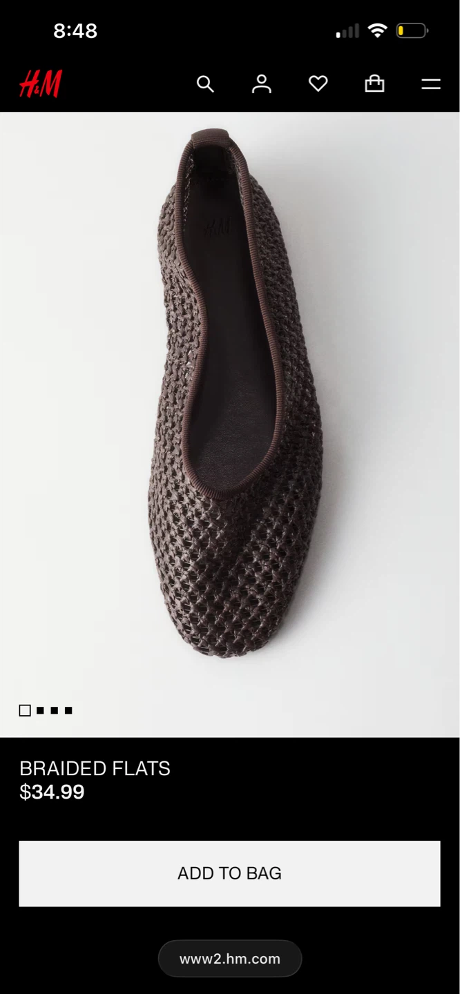 Braided brown ballet flats - photo 5