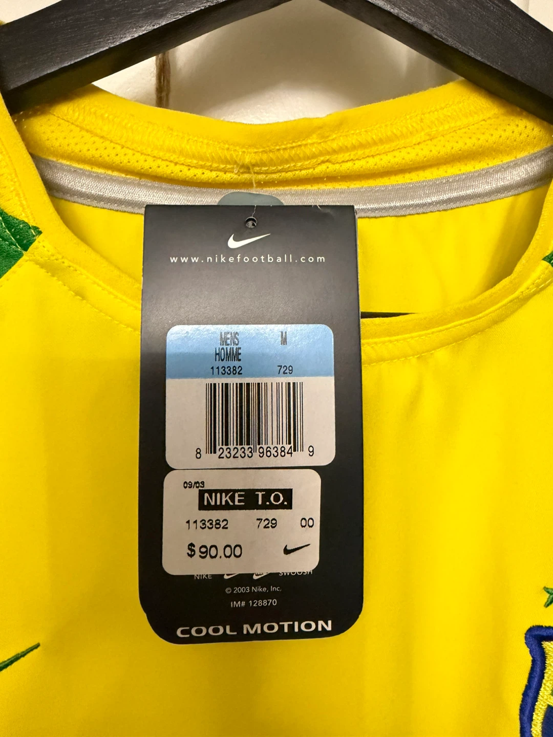Nike Brazil National Team Soccer Jersey - Size M - photo 3