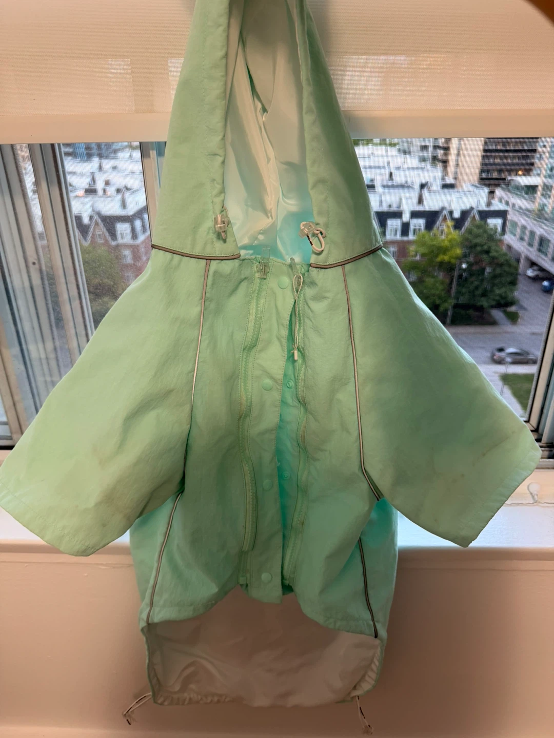 Dog Friendly Co. Mint Green Dog Raincoat Size L - photo 2
