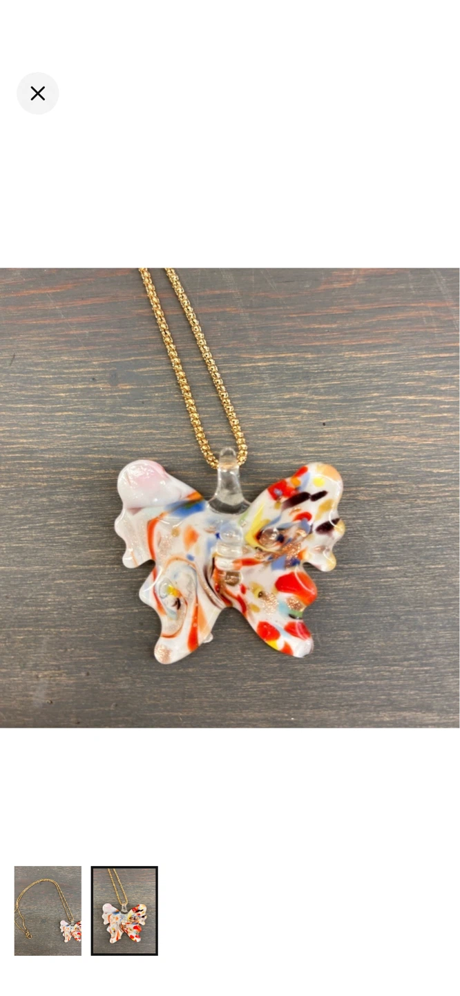 Butterfly Pendant Necklace - photo 2