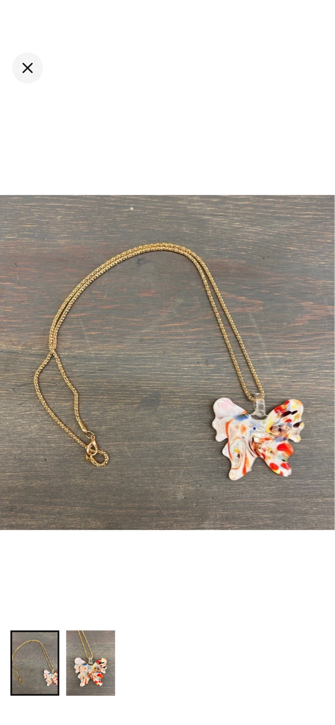Butterfly Pendant Necklace