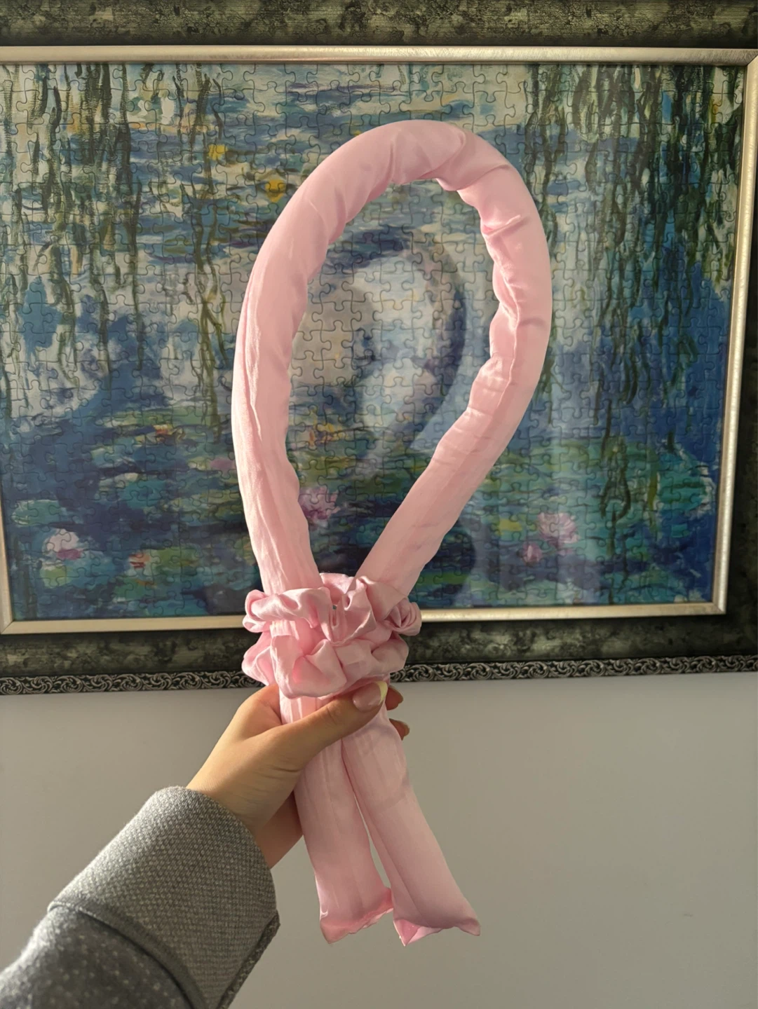Pink Heatless Hair Curlers