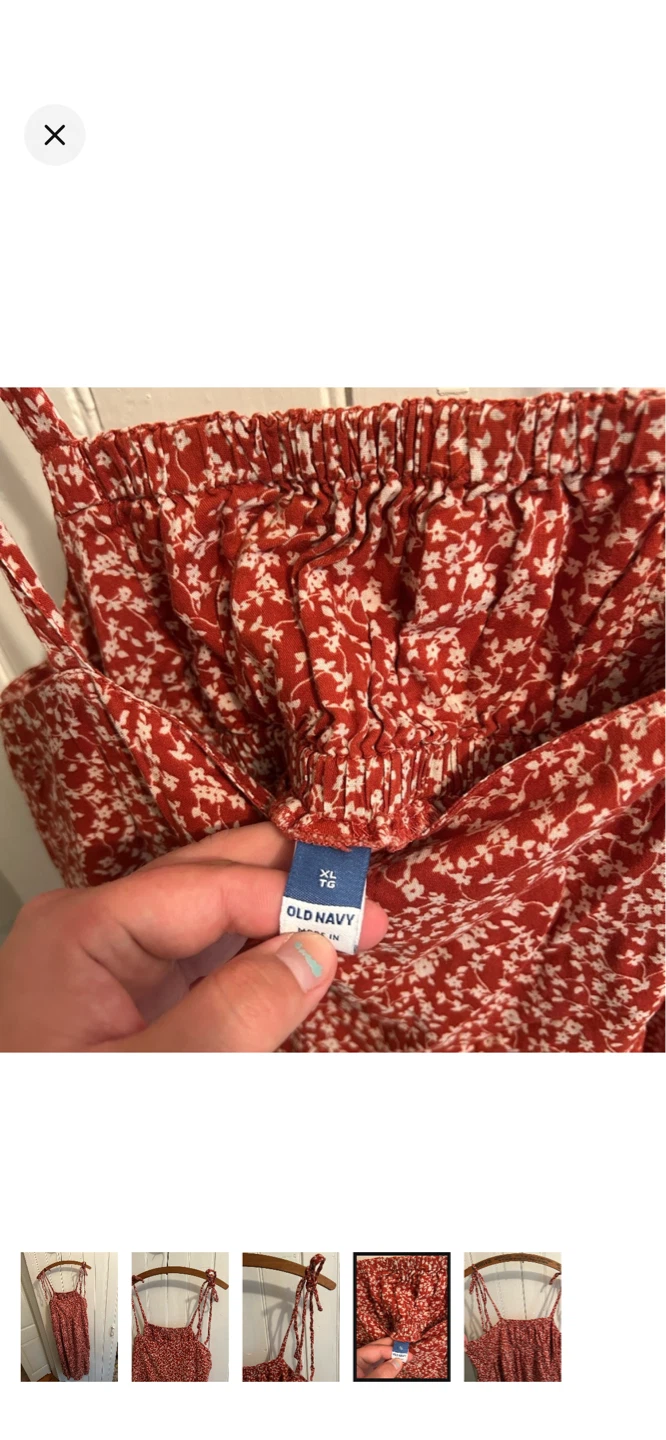 Old Navy Red Floral Sundress - photo 4