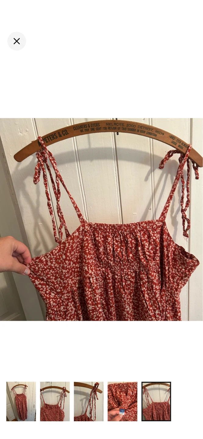 Old Navy Red Floral Sundress - photo 5