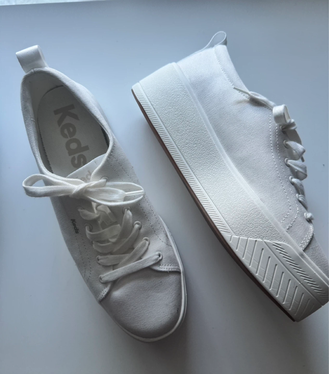 White Keds Canvas Sneakers - photo 2