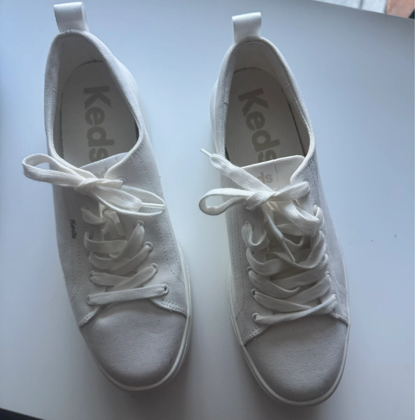 White Keds Canvas Sneakers