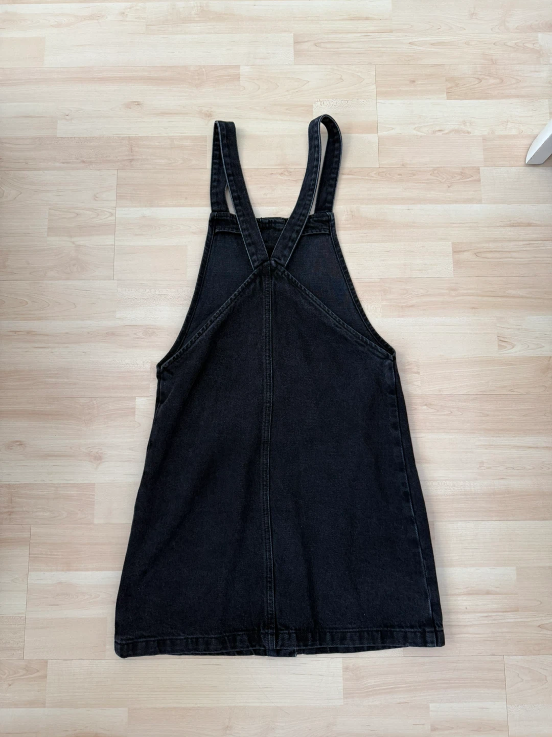 Topshop black denim jean overall dress🏆 - photo 5