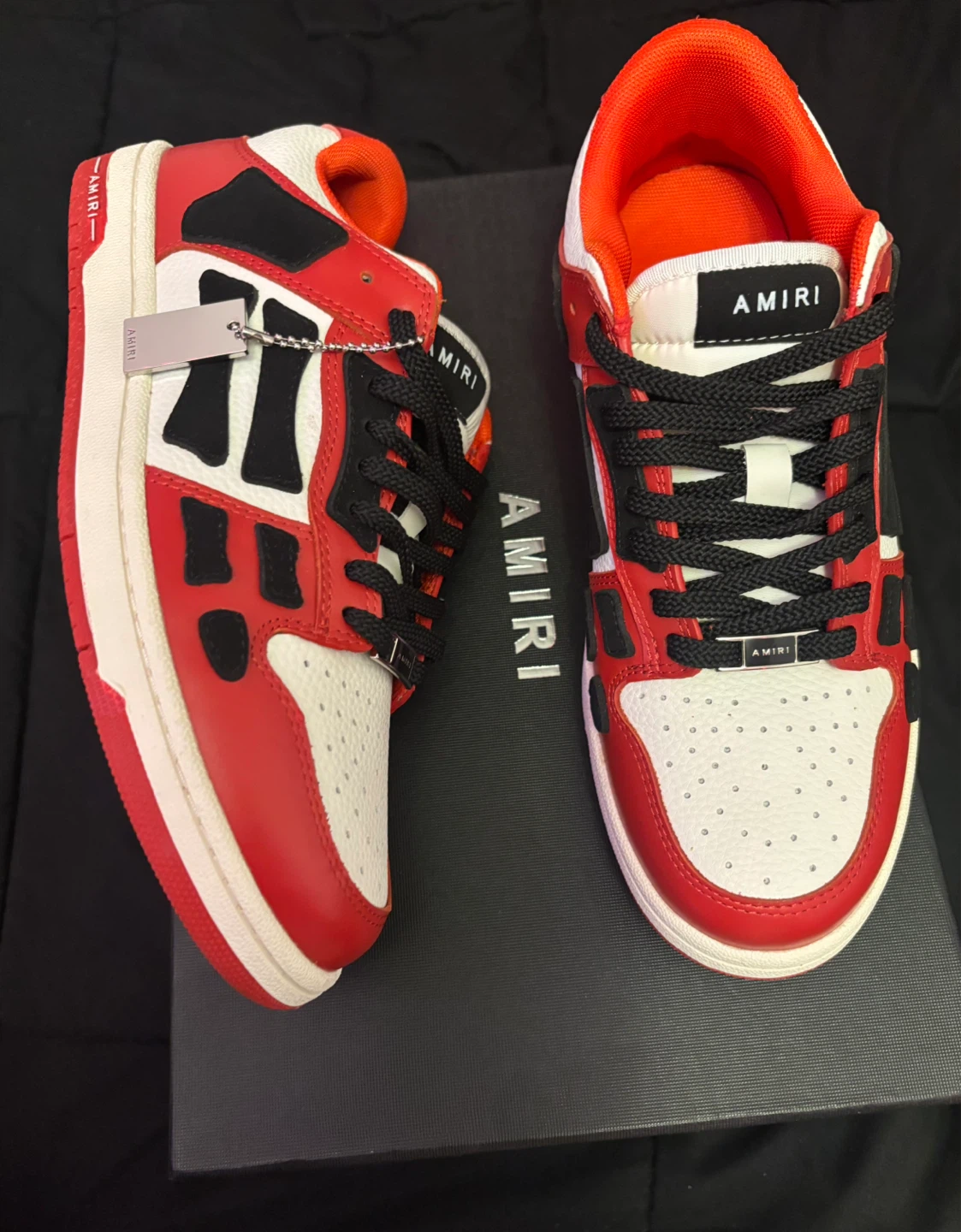 Amiri Skel Top Low Red Sneakers - photo 2