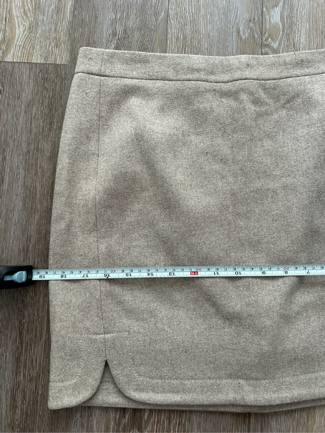 J.Crew Beige wool Mini Skirt - photo 3