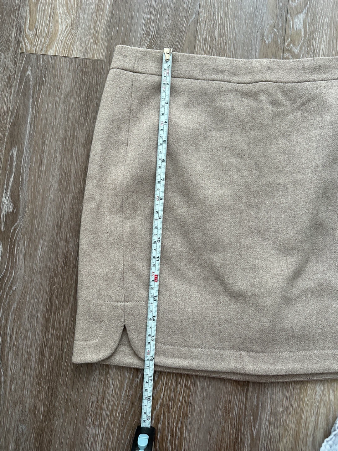 J.Crew Beige wool Mini Skirt - photo 4