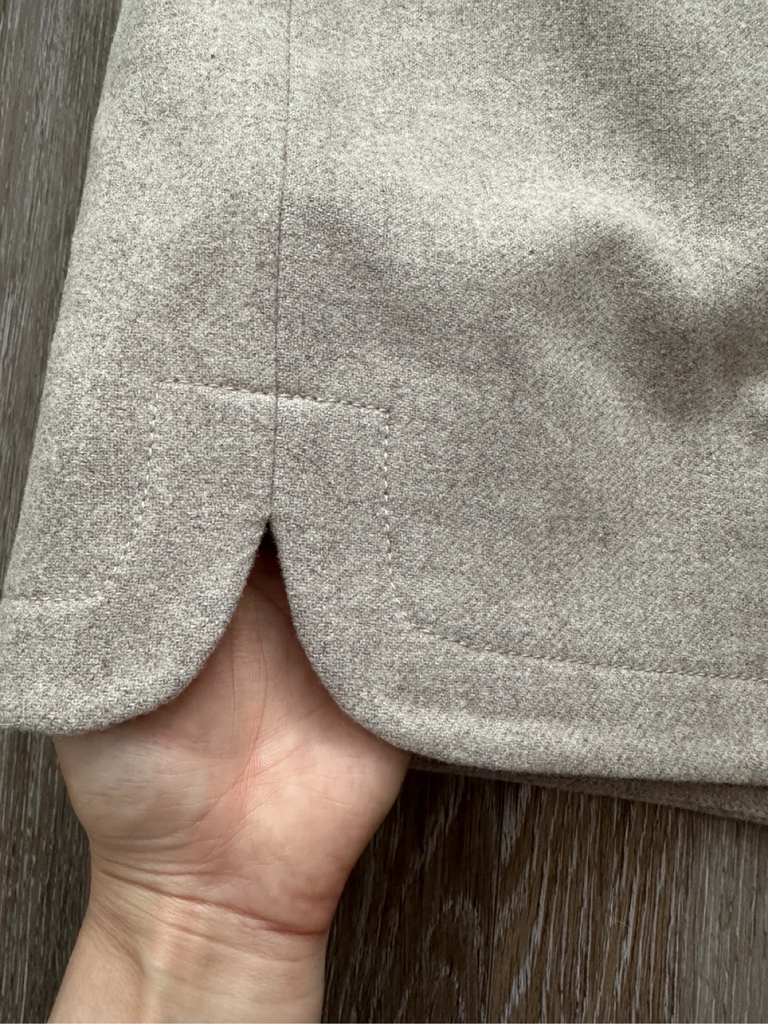 J.Crew Beige wool Mini Skirt - photo 5