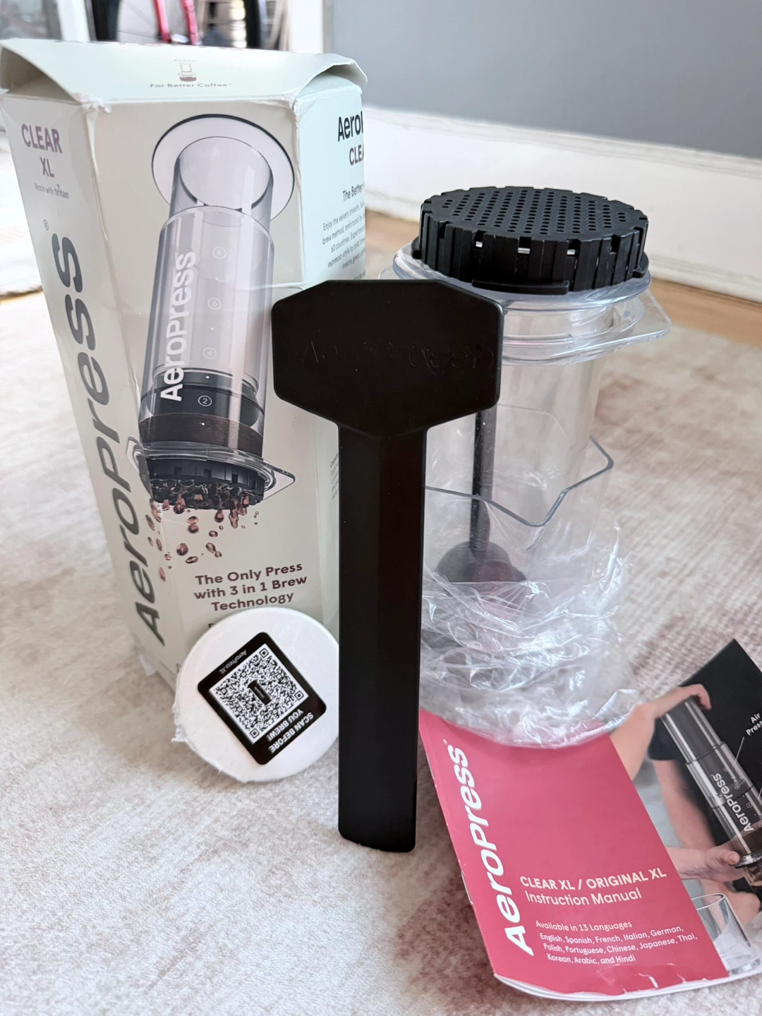 AeroPress Clear XL Coffee Maker - photo 2