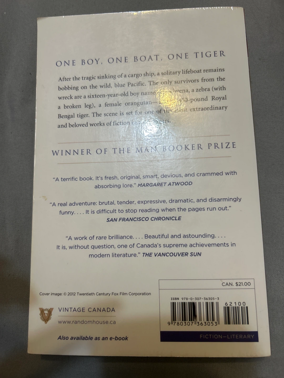 Life of Pi by Yann Martel - photo 2