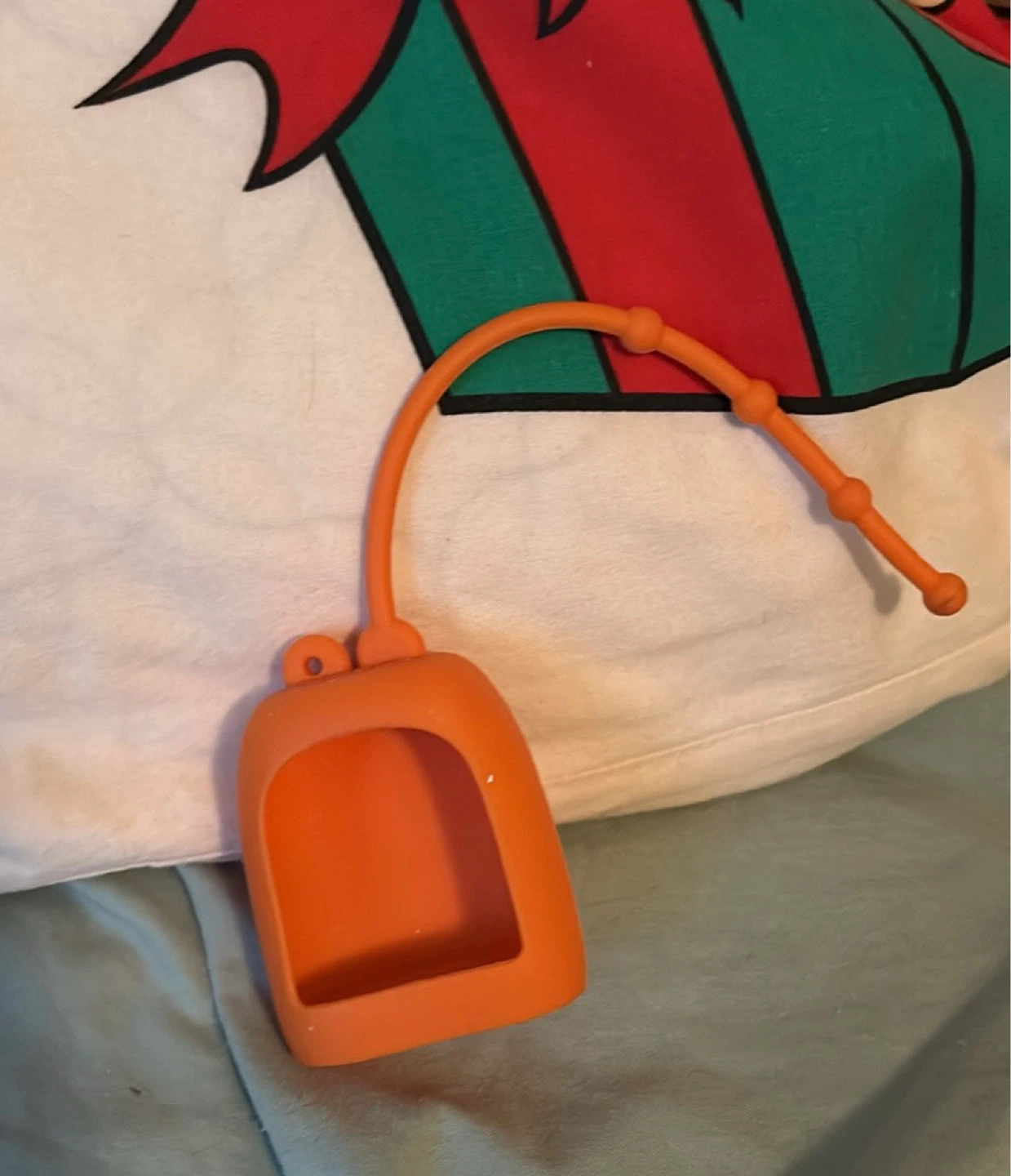 Bath and body works hand sanitizer holder orange