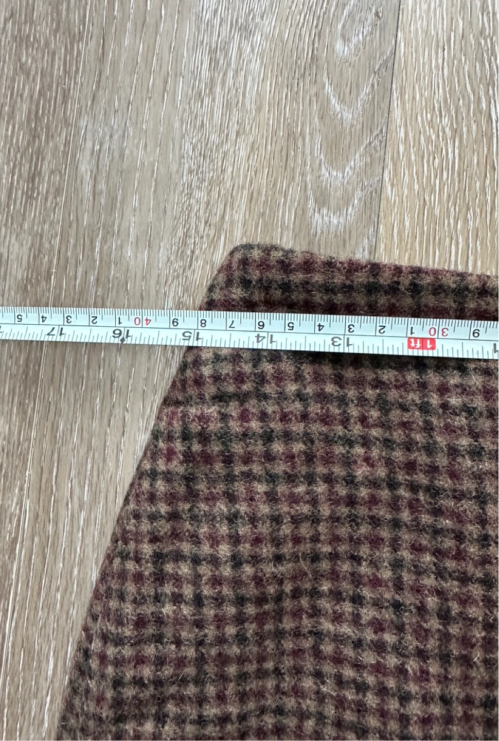 Uniqlo Plaid Mini Skirt - Brown/Maroon - photo 3