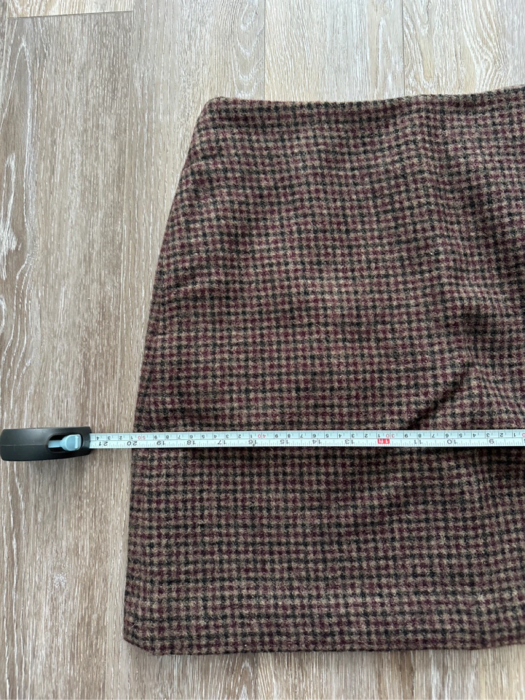 Uniqlo Plaid Mini Skirt - Brown/Maroon - photo 4