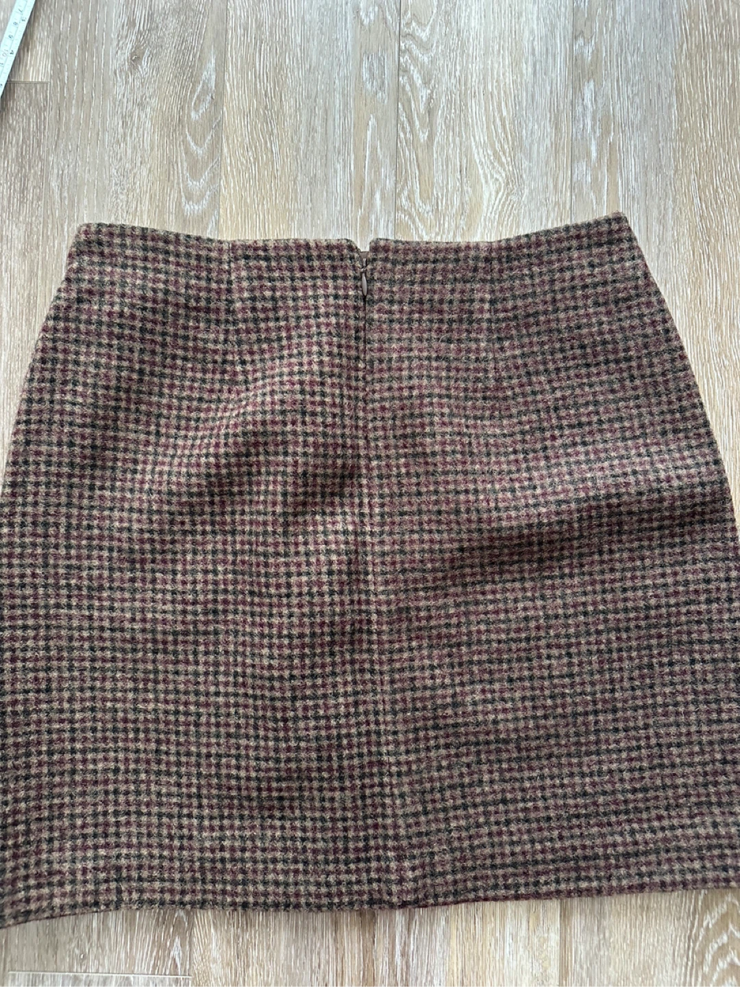 Uniqlo Plaid Mini Skirt - Brown/Maroon - photo 5