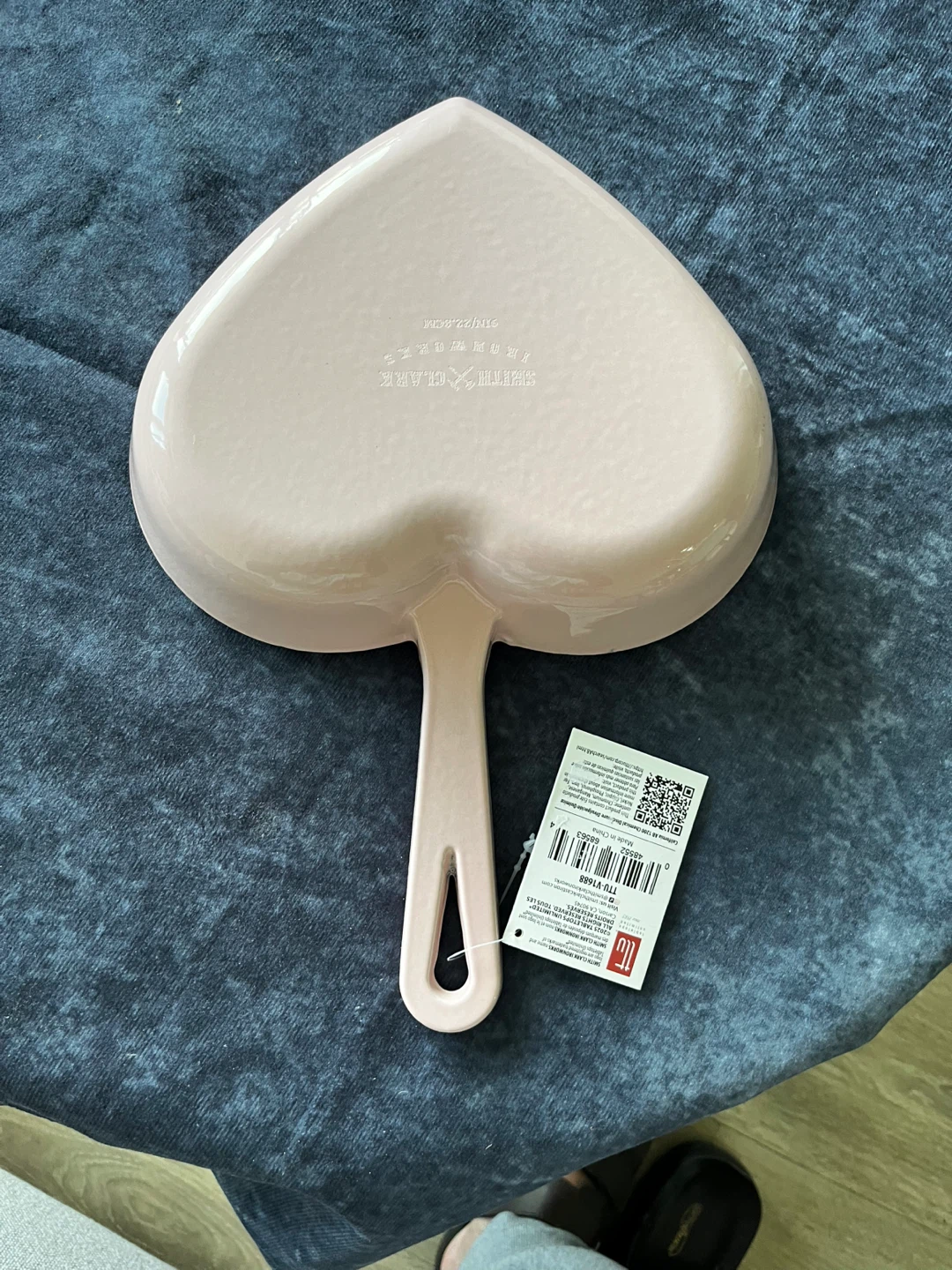 Smith & Clark Pink Heart 🩷 Shape frypan Skillet - photo 4