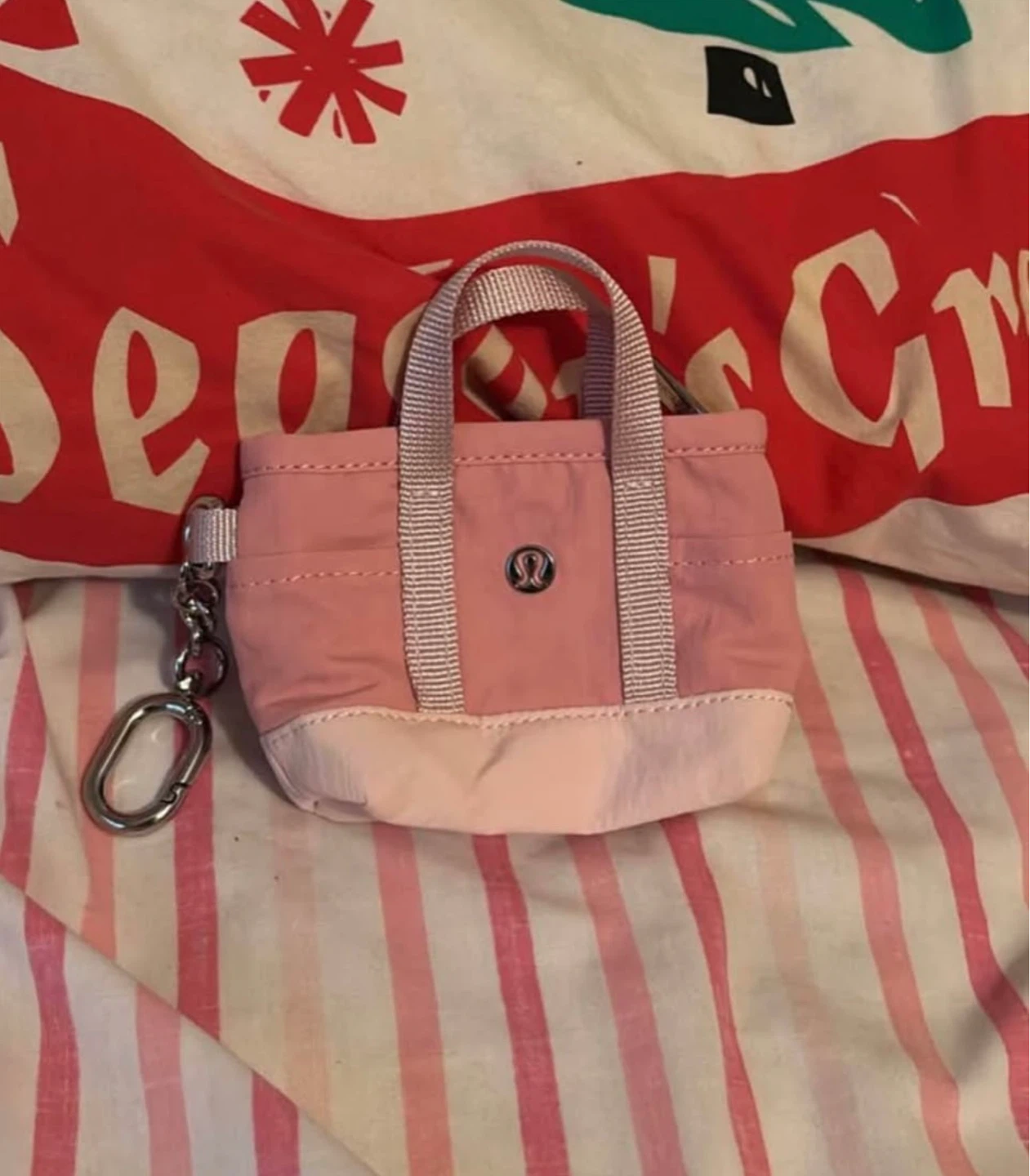 Lululemon daily multi nano tote tide pink flush pink
