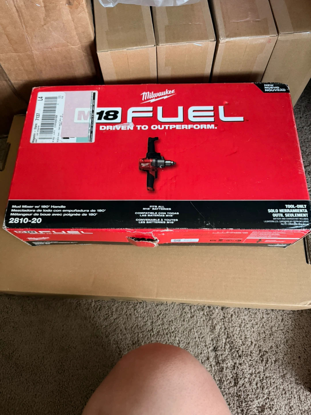 Milwaukee M18 FUEL Cordless Mud Mixer - photo 2