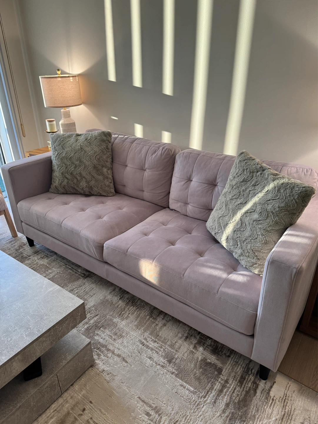 Blush Grey Sofa For sale - photo 3
