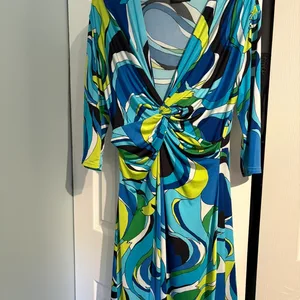 Naked Zebra Twist Front Dress