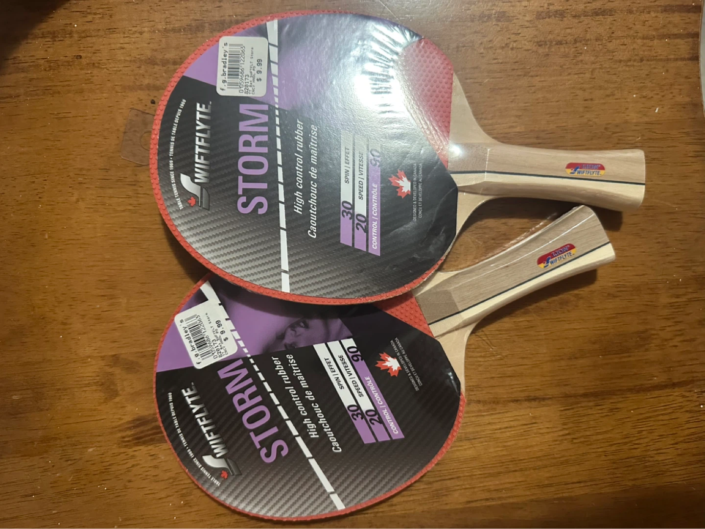 SwiftFlyte Storm Table Tennis Paddles and balls - photo 2