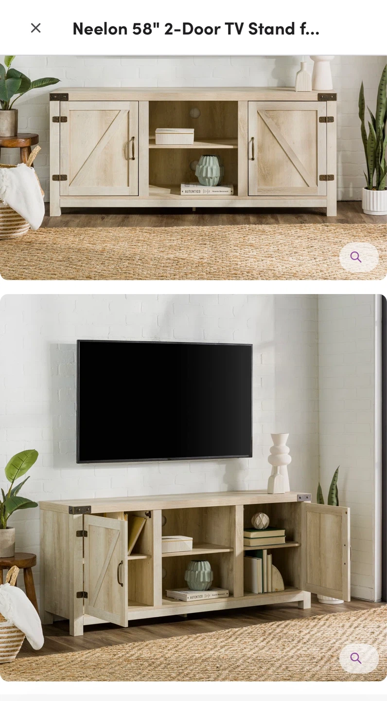 Neelon 58" 2-Door TV Stand - photo 2
