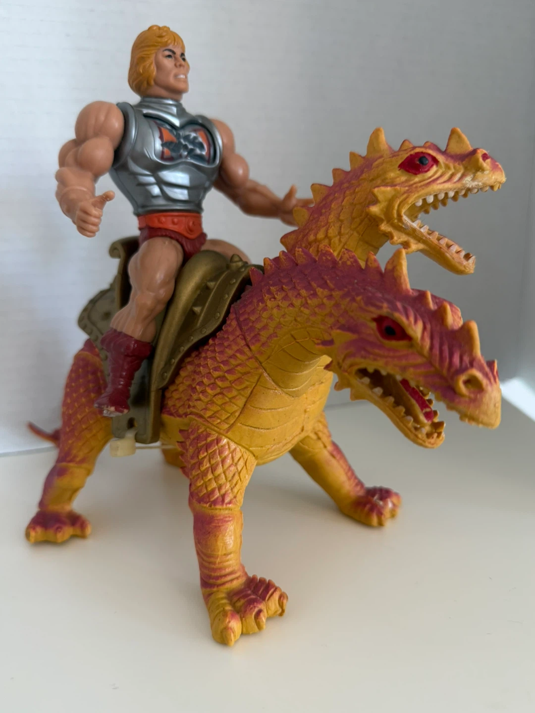 Vintage 1983/1984 Imperial Toys Two-Headed Dragon.