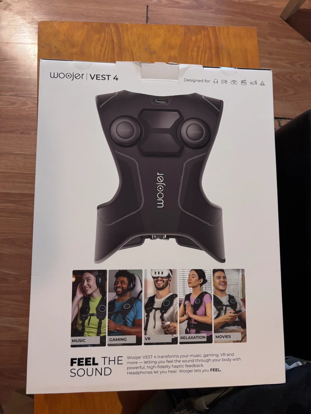 Woojer Vest 4 Haptic Gaming & Music Vest - Brand New Sealed - photo 2