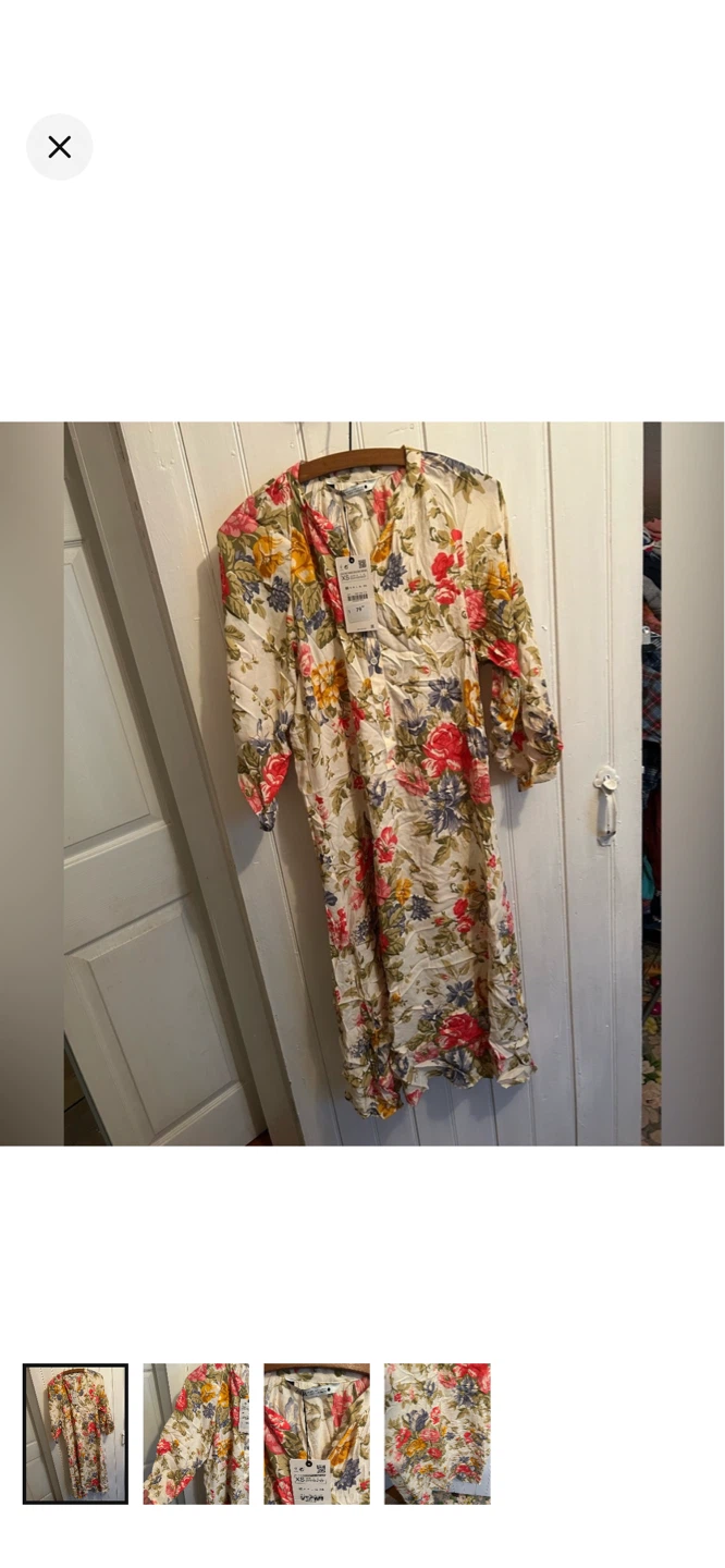 Zara Floral Print Midi Dress
