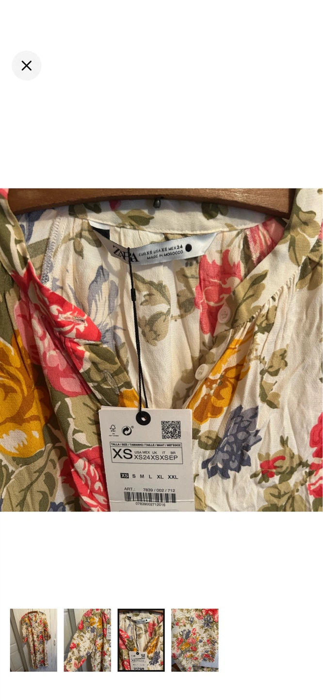 Zara Floral Print Midi Dress - photo 3