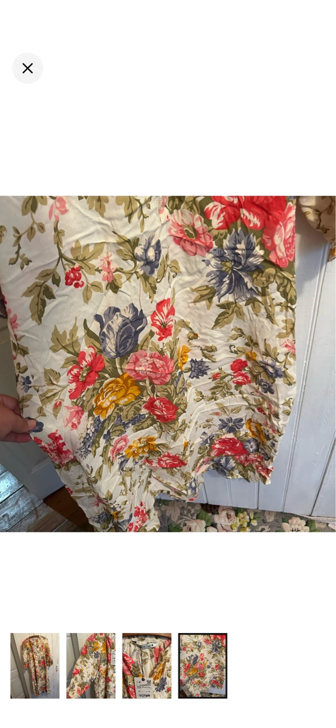 Zara Floral Print Midi Dress - photo 4