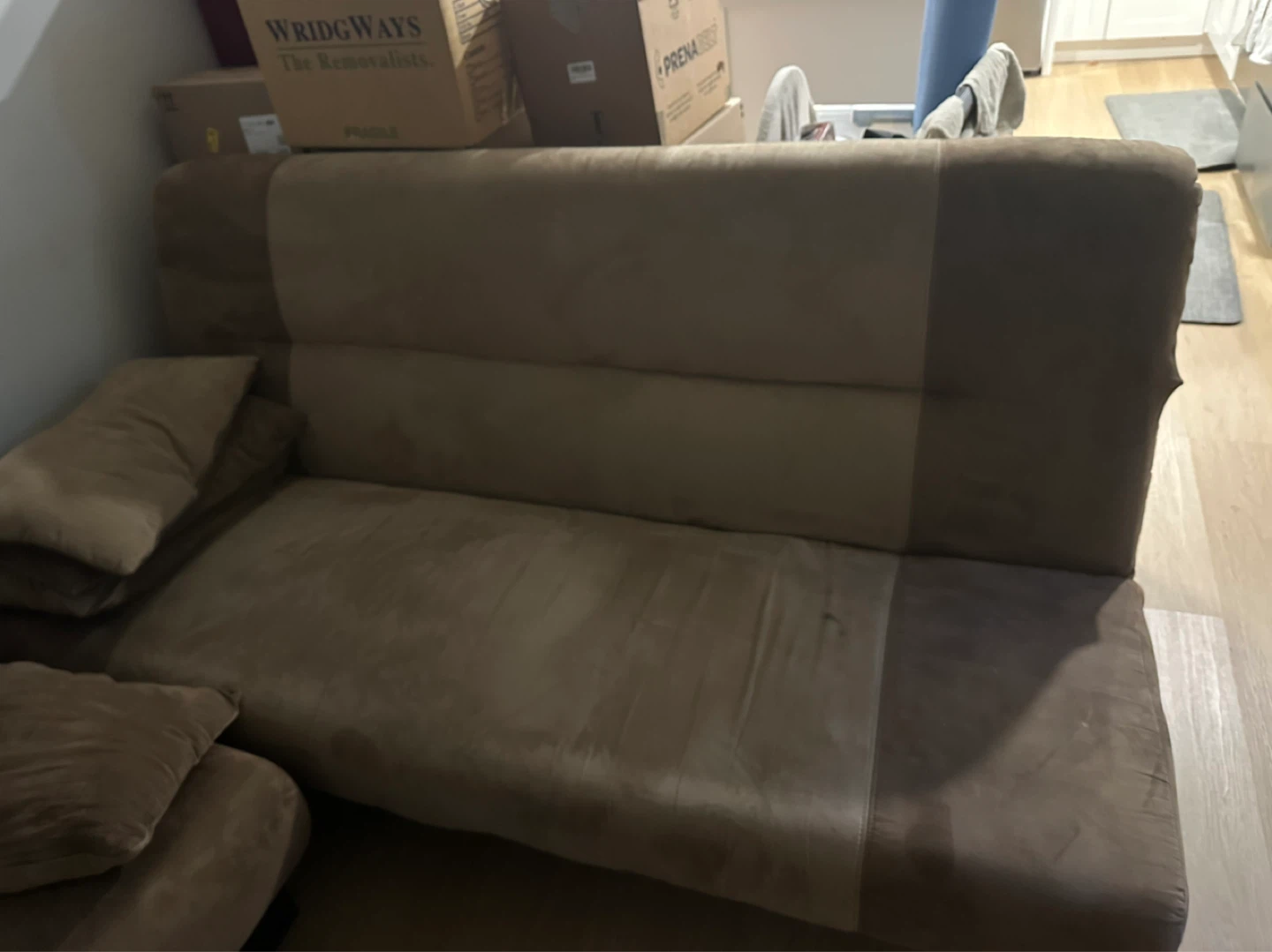Brown Sofa with Removable Cushions - photo 2