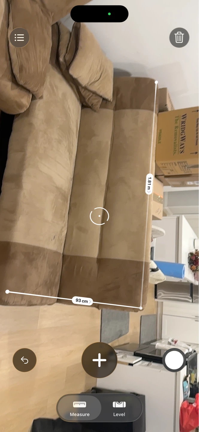 Brown Sofa with Removable Cushions
