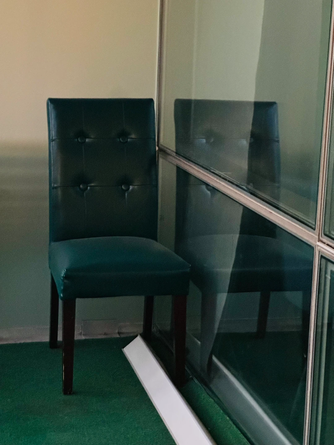 Teal Tufted Dining Chair - photo 2