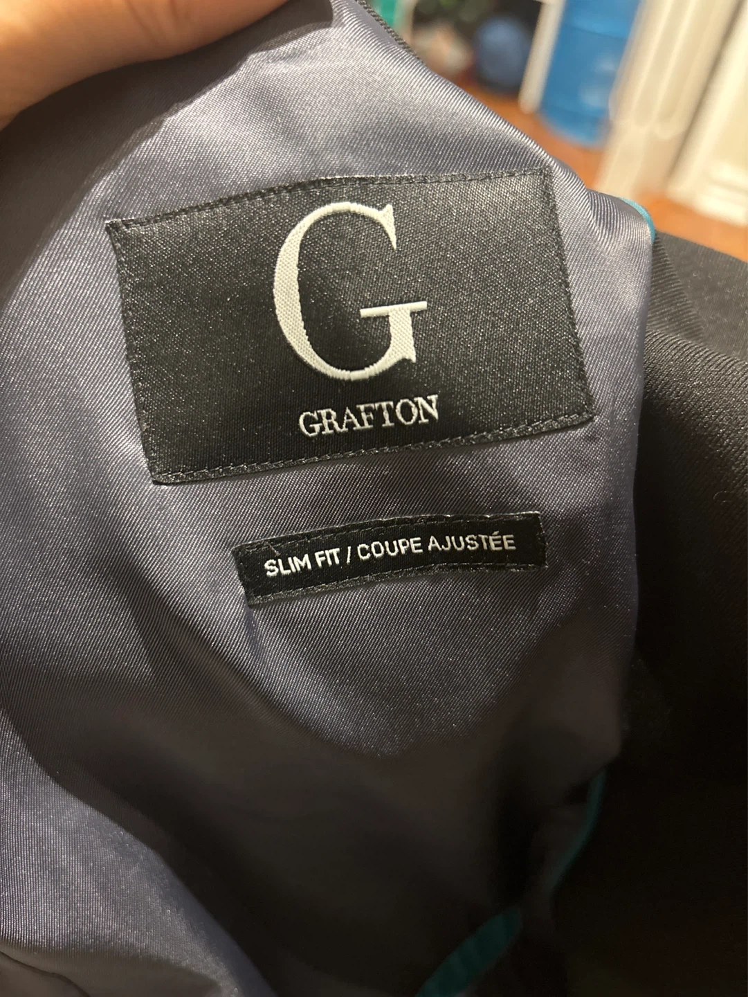 G Grafton Suit (Slim Fit) Black including Pants + Tie - photo 4