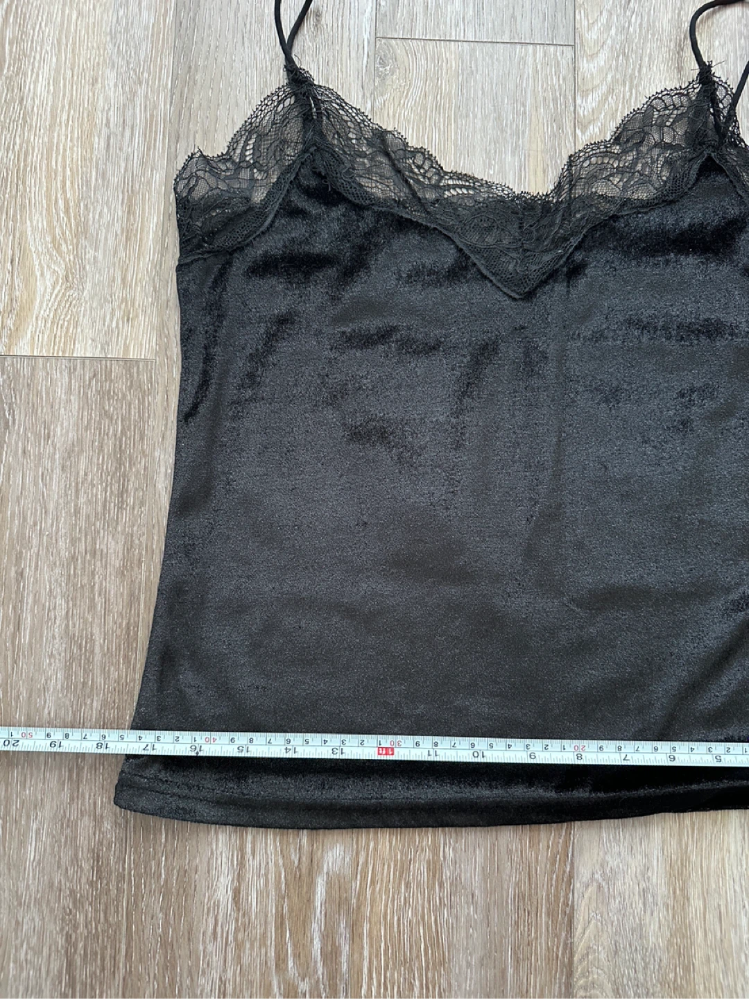 Black Velvet Lace Cami Top - photo 5