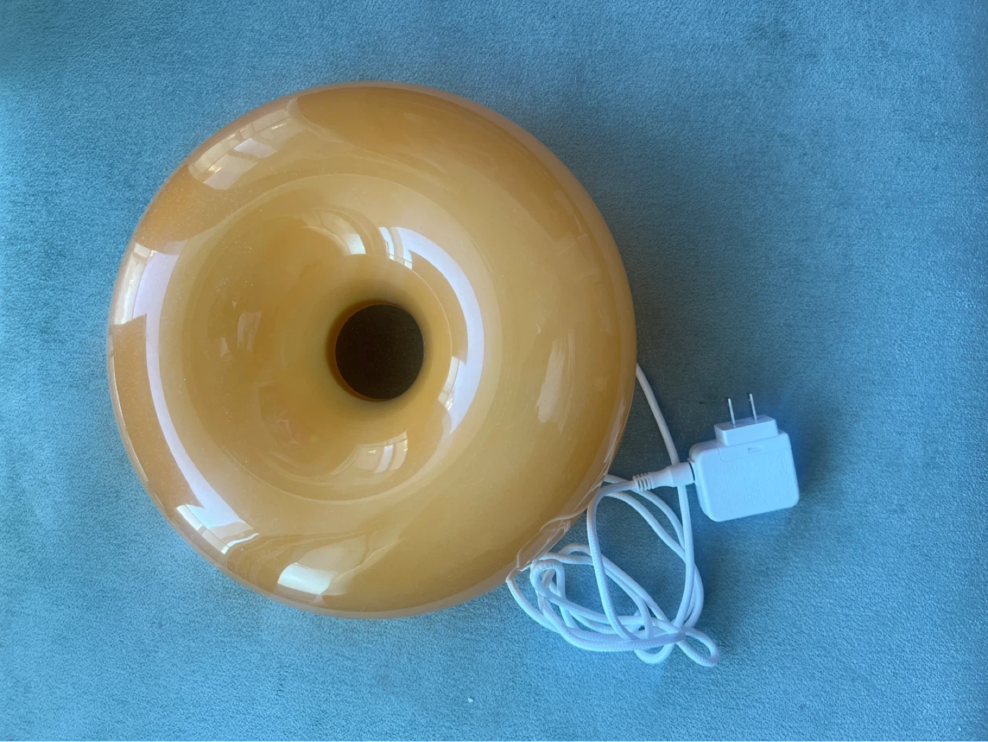 Donut Shaped Orange Diffuser Lamp - photo 2