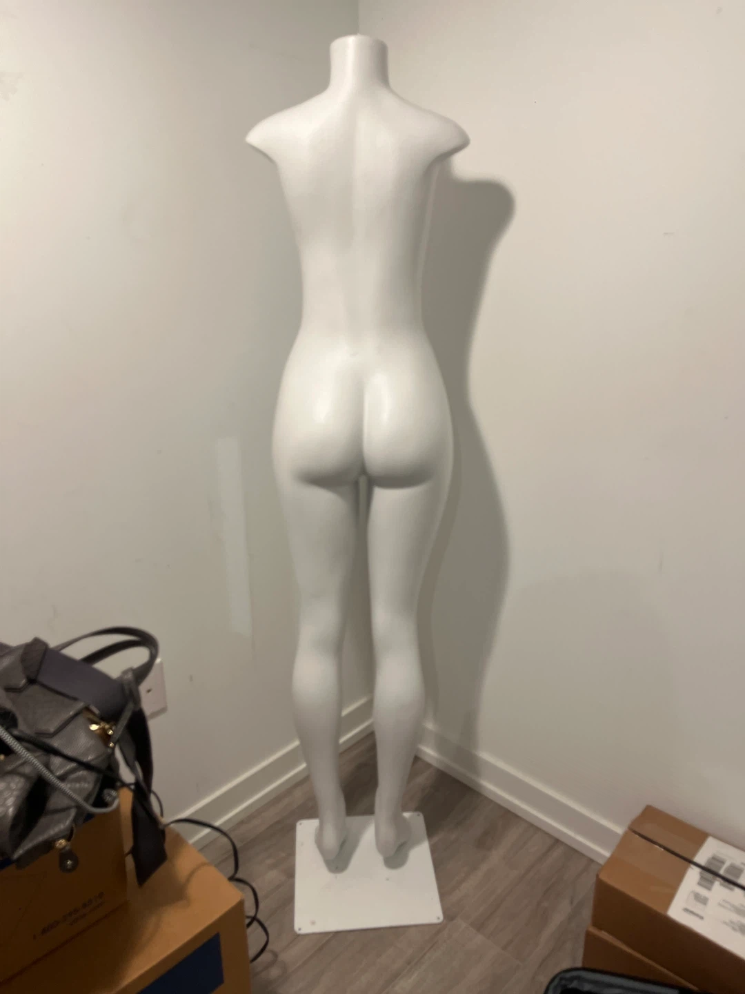 White Female Mannequin Torso with Legs - photo 2